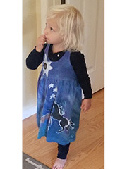 Girls' 2 Horses Dress